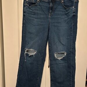 Torrid wide leg  Distressed Jeans 16